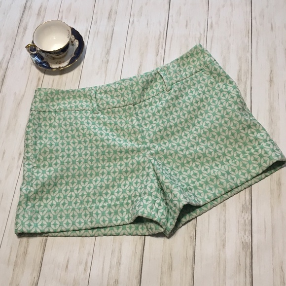 New York & Company Pants - New York & Company Green & White Shorts